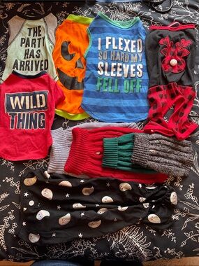 Dog Shirts/Sweaters - Set of 10